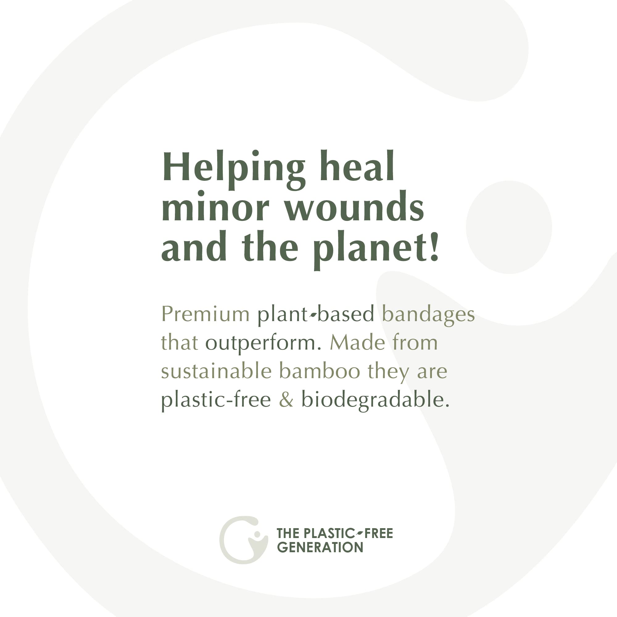 The Plant-Based Bandage by Generation For Change | 75 Biodegradable Bandages | Variety Pack - Aloe, Charcoal and Natural Bamboo | PFAS Free | Stronger Adhesion | Friendly to Sensitive Skin